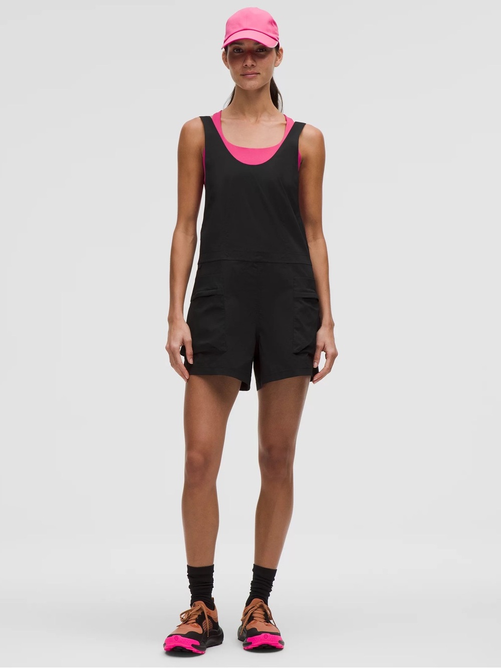 lululemon athletica Olive Glide Cargo  Hiking Romper